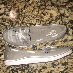 Ortholite Grasshopper shoe loafer grey boat shoe